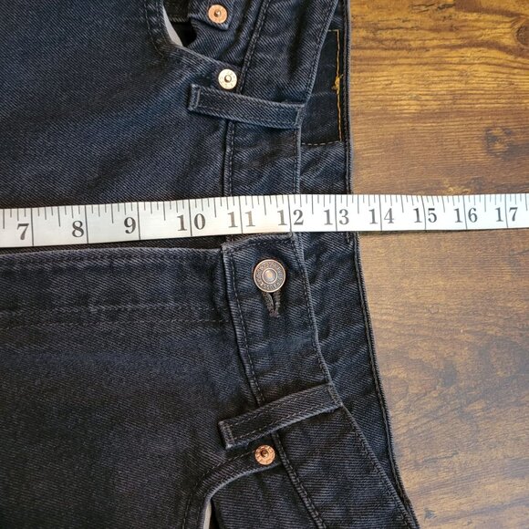 Vtg 90s Levi's 550 Relaxed Tapered Jeans High Rise  USA 12 L - Picture 9 of 12